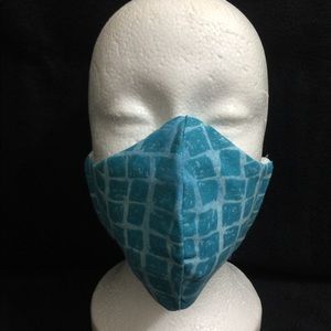 Pool Tile Glitter Face Mask